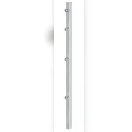 GAH Alberts Zaunpfosten 6 x 4 x 240 cm Silber/Metall
