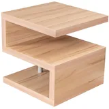 Levandeo® Couchtisch, Couchtisch Sigi Kernbuche Deutsche Herstellung 44x44x44cm