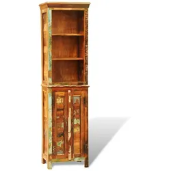 vidaXL Bücherregal Altholz Massivholz Vintage