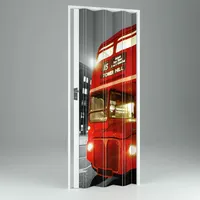 Innenraum Falttür Digitaldruck In Pvc Mod. Vera 102x214 Cm Bus