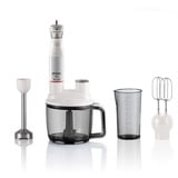 Arzum Stabmixer 1000W Multi Blender Set Stabmixer Pürierstab Handmixer Zerkleinern weiß