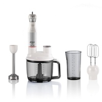 Arzum Stabmixer 1000W Multi Blender Set Stabmixer Pürierstab Handmixer Zerkleinern weiß