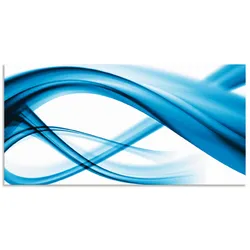 Wandbild ARTLAND "Abstrakte Komposition", blau (farbe bild(er): blau), B:40cm H:20cm, Bilder, als Alubild, Outdoorbild, Leinwandbild, Poster in verschied. Größen