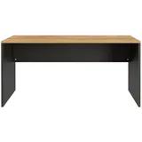 Lomadox Lugano Büroschrank 158 x 75 x 79 grau
