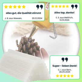 casativo tools Heissklebestifte 100er-Set Ø 11 mm 20 cm
