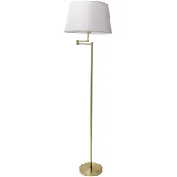 näve Stehlampe Bologna Alu, Eisen, Stahl & Metall Gold Messing