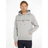 Tommy Hilfiger Core Logo Kapuzenpullover Cloud Heather S