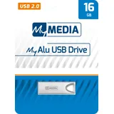 MyMedia USB 2.0 Drive USB-Stick 16GB Silber 69272 USB-A (USB 2.0)