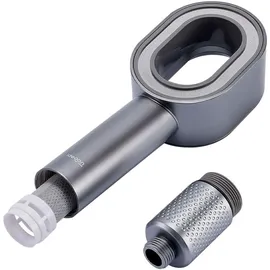 ideoon Ideoon, Duschbrause, 3-in-1 Duschkopf mit Bürste, Schwamm und Wasserspar Funktion - 2 x Premium-Wasserfilter - Wellness Brause für Ihr Spa-Erlebnis