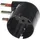 Rosi Adapter RS78030 Schuko Typ F Schwarz 16A 2P+T 90° platzsparend