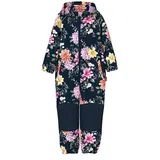 NAME IT Alfa08 Softshell 1fo Overall - Dark Sapphire / Botanical Flower - 18 Monate