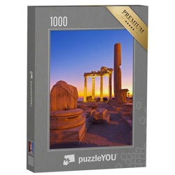 puzzleYOU Puzzle Alte Ruinen in Side, Türkei, 1000 Puzzleteile, puzzleYOU-Kollektionen