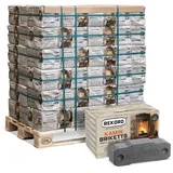 Rekord Braunkohlebriketts 10kg x 90 Paket 900kg Palette - 900 kg