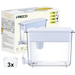 Freco by Bluetech Wasserfilterspender 40 Tassen LCD-Timer inklusive 3 Filtern