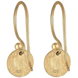 Elli Ohrringe Damen, Ohrhänger Geo, Kreis in gold, | Gr.: onesize,