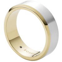 Fossil Ring Für Männer Kleid, Breite: 7.3mm Silber Edelstahl Ring, JF03726998