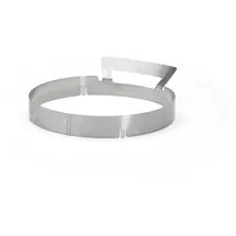 De Buyer DeBuyer 3122.00 3122/5114 Wok Support aus Edelstahl, 1 cm, Silber