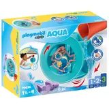 Playmobil 1.2.3 Wasserwirbelrad mit Babyhai 70636