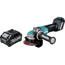Makita GA 044 GM1 Akku Winkelschleifer 40 V max. 125 mm X-LOCK Brushless + 1x Akku 4,0 Ah - ohne Ladegerät