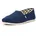 Cotton Canvas Womens Navy Espadrilles-UK 6 EU 38 5