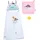 BABY BORN Puppenzubehör Kapuzenhandtuch Set Einhorn rosa