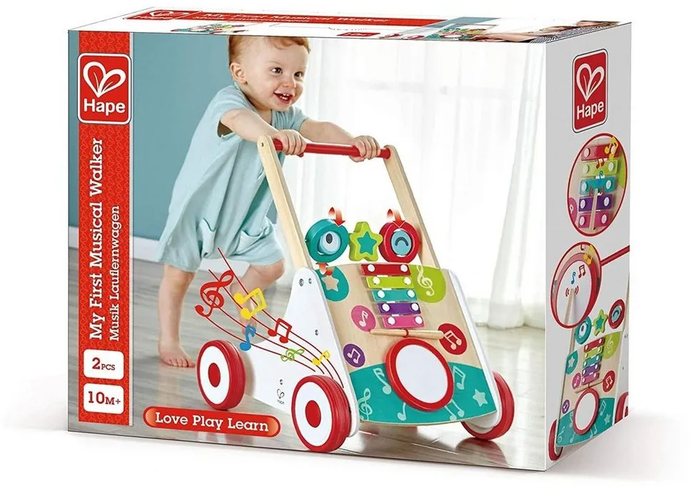 Hape Lauflernwagen E0383 Musik Lauflernwagen