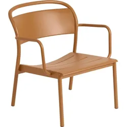 Linear Sessel orangefarben