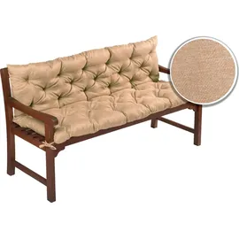 sunnypillow Bankauflage 110 x 50 x 50 cm beige 1 St.