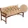 sunnypillow Bankauflage 110 x 50 x 50 cm beige 1 St.