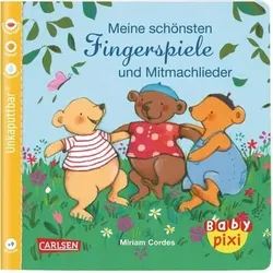 CARLSEN 105397 Baby Pixi 72 Meine schönsten Fingerspiele und Mitmachlieder