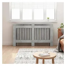 vidaXL Heizkörperabdeckung Beton Grau 152 x 19 x 81,5 cm