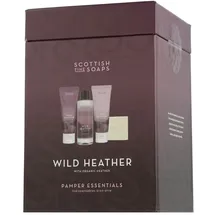 Scottish Fine Soaps Wild Heather Set Pamper Essentials 100 ml + 40 g + 75 ml + 75 ml
