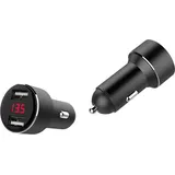 IWH USB-Ladegerät DUAL mit Spannungsanzeige 12,0 - 24,0 V