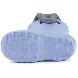 Ladeheid Eva Kinder Jungen Mädchen Gummistiefel Regenschuhe gefüttert Regenstiefel Gummischuhe LA-CA-04 (Hellblau, 32/33 Eu) - 32/33