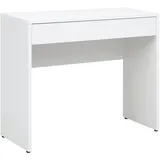 Composad Schreibtisch Espresso Dekor Weiß