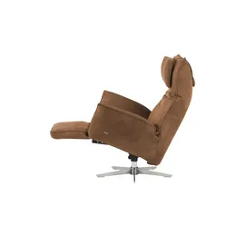KOINOR Sessel Safira Leder 92 x 113 x 90 cm Braun mit elektrischer Relaxfunktion