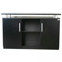 Aktenschrank Büroschrank Sideboard Schrank Büroausstattung Flügeltürenschrank Wandschrank Büromöbel Büroinventar Orly schwarz Jet-Line