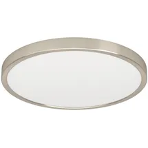 Eglo CONNECT EGLO connect.z Smart-Home LED Bad Deckenlampe Fueva 6-Z, Ø 38,9 cm, ZigBee, App und Sprachsteuerung Alexa, Lichtfarbe (warmweiß-kaltweiß), dimmbar, Deckenleuchte Badezimmer silber, IP44