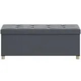 Sitzhocker Sitzbank  mit Stauraum, 38 x 110 x 40 cm, Sitztruhe mit Deckel