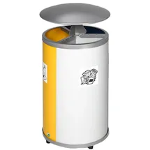 Proregal Wertstoffsammelstation 89 x 42 x 42 cm Blau/Grau/Gelb
