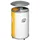 Proregal Wertstoffsammelstation 89 x 42 x 42 cm Blau/Grau/Gelb