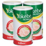 Yokebe Erdbeer lactosefrei NF2 Pulver 3er-Pack 3x500 g