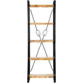 vidaXL Bücherregal 5 Fächer 60 x 30 x 180 cm Braun