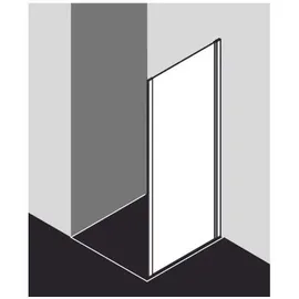 Kermi Ibiza 2000 TWO Seitenwand 80 x 185 cm  I2TWO080181AK