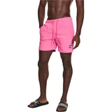 URBAN CLASSICS Badeshorts Urban Classics Block Neonpink L