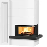 Studio-Serie 12/45.10.0 8 kW - Nero Assoluto satiniert - Radiante 550/20/45-66.44H ECOplus - mit Regal - rechts offen