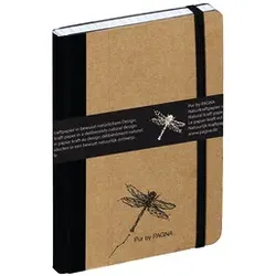 PAGNA Notizbuch A6 Pur kariert natur 26057-11