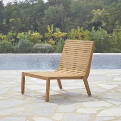 Outdoor-Sessel Teo aus Teakholz