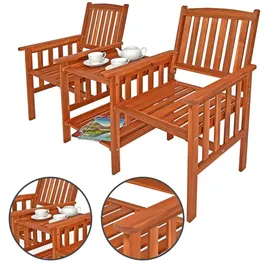 CASARIA Gartenbank 164 x 63 x 91 cm Natur