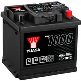 YUASA YBX1000 - SMF 12V 45Ah 380A Starterbatterie für SKODA MITSUBISHI VW ALFA ROMEO DACIA KIA SEAT TOYOTA AUDI MERCEDES-BENZ LANCIA BMW OPEL ROVER RE